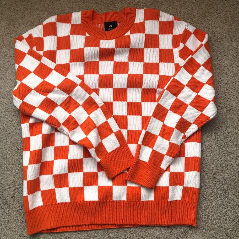 H&M Checkered Sweater